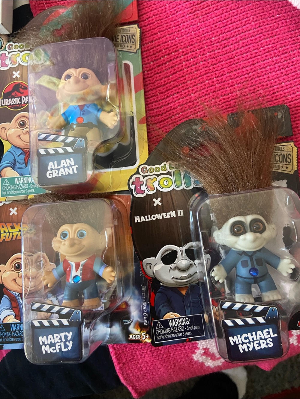 Movie Icons Assorted Character Toy - Brown Hair good luck troll